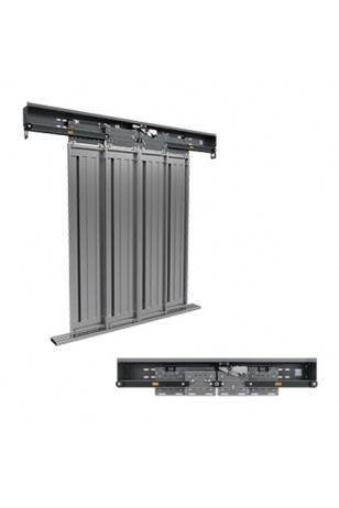 Merih H Max 4 Panel Merkezi 1600 mm Desenli Paslanmaz Kabin Kapısı