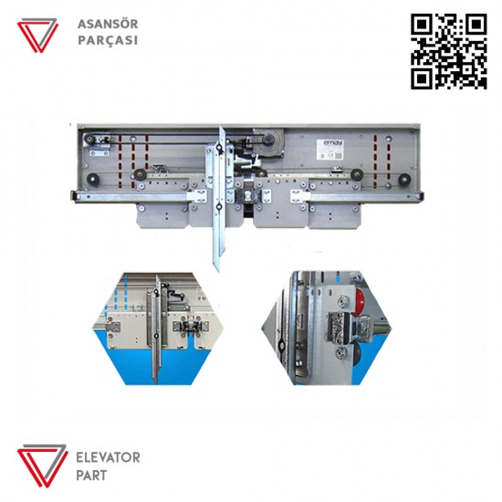 Emay 1200lük Merkezi 4 Panel Kabin Kapısı Mekanizması