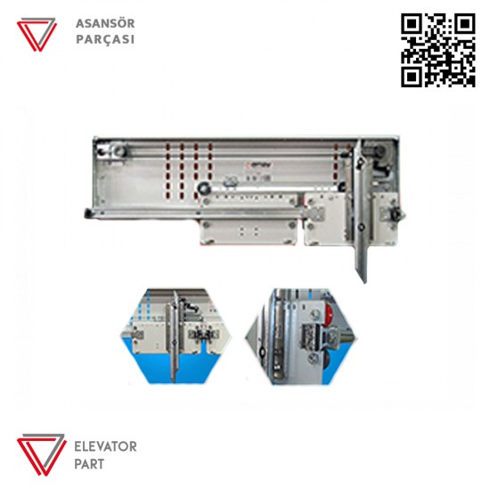 Emay 900lük Teleskopik 2 Panel Kabin Kapısı Mekanizması
