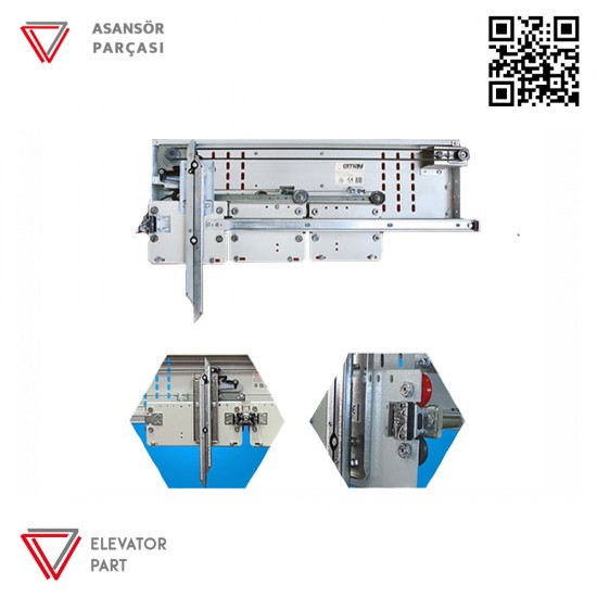 Emay 700 cm Telescopic 2 Panel Cabin Door Mechanism