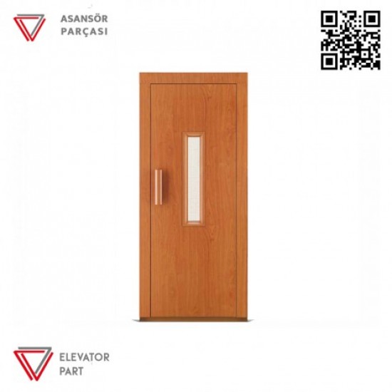 Door Life A5 Laminant Kaplama 90lık Asansör Kapısı