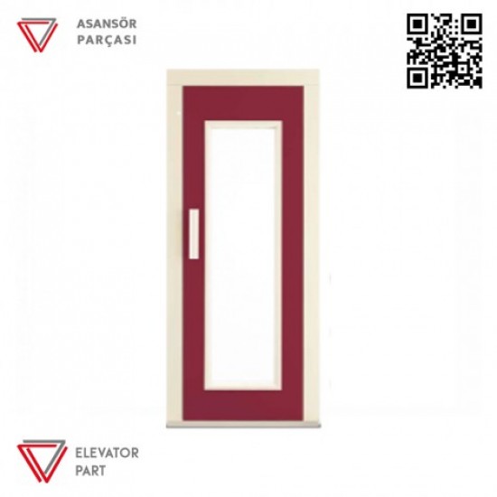 Door Life D4 Satin Stainless 90mm Elevator Door