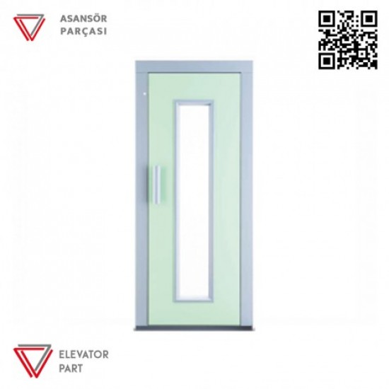 Door Life K4 Satin Stainless 90 cm Elevator Door