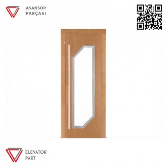 Door Life P5 Laminant Kaplama 90lık Asansör Kapısı