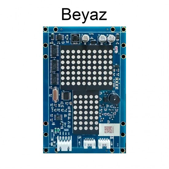 Konel Beyaz Dot Matrix Display