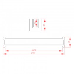 Metroplast 125 Skate Plastic Standard Type