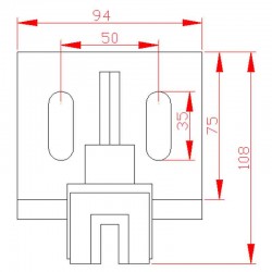 Metroplast 5mm L Type Teflon Weight Skate