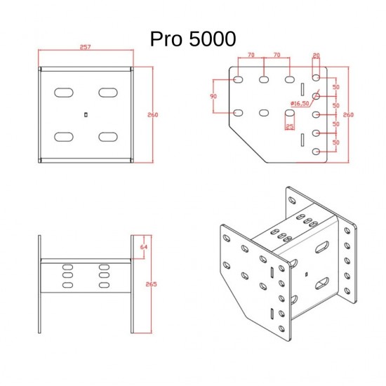 Metroplast Pro 5000 Alt Sehpa