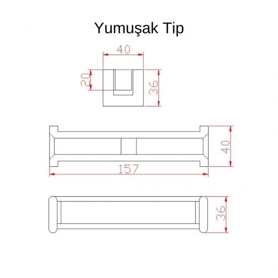 Metroplast Paten Plastiği Yumuşak Tip