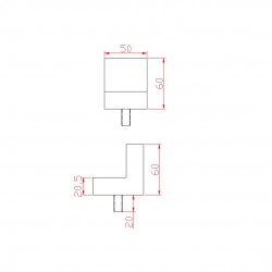 Metroplast L Bolted Cabin Fixing Chock