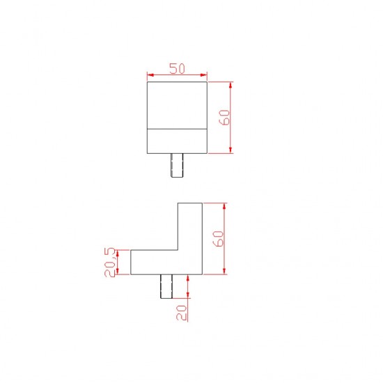 Metroplast L Bolted Cabin Fixing Chock