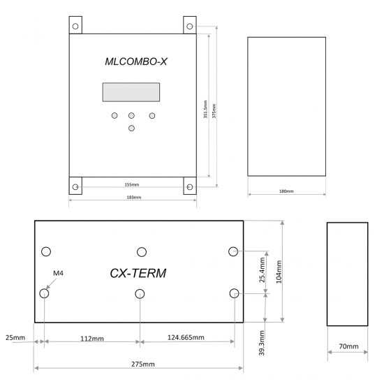 Mikrolift MLCOMBO-X 7.5 kW Asansör Kontrol Cihazı